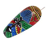 Amosfun Decorazione Murale Maschera Intagliato Maschera Africana Casuale Decorativa per Atmosfera e Collezionismo