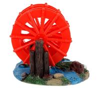 Amosfun Decorazioni per paesaggi dell'acquario Decorazioni per acquari Decorativo Accessori per acquari Girandole adornare Mulino a del Serbatoio di Pesce Riparo per Pesci d'acquario