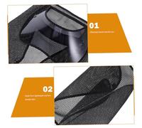 Amosfun del cappello duro Visa per sole a bordo full brim visiera parasole in Mash Safety Visor Visiera parasole a intera Visor da sole per hard Hat ghiaccio