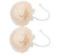 Amosfun Diffusore di fiori 2Pezzi, flower perfume diffusers per bottiglia aroma, beige, legno e Cotton Rope, rilascio aroma per flower arrangement e DIY crafts