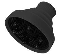 Amosfun Diffusore Pieghevole per Asciugacapelli in Silicone Nero, Accessorio Portatile per Chioma Ricci, Copertura Protettiva Lavabile per Uso Professionale da Viaggio