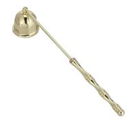 Amosfun Dorato Spegnicandele in Acciaio Inossidabile a Forma di Campanella | Manico Ergonomico, Spegnimento Rapido della Fiamma, per Candele senza Profumo e Tea Lights in Casa