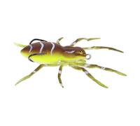 Amosfun Esca da Pesca a Forma di Ragno Realistica in ABS e Ferro, Esca Morbida Versatile per Pesci in Laghi e Acqua Salata, Design Unico per Facile Cattura