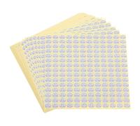 Amosfun Etichette Adesive di Approvazione Qc Bianche Ovali in Carta Autoadesiva per Controllo Qualità e Gestione Efficiente, Confezione da 6 Pacchi
