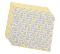 Amosfun Etichette Adesive Ovali Qc Passed Bianche, 16200 Pezzi in 6 Buste