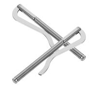 Amosfun Fermasoldi a Molla in Metallo Clip di Fissaggio in Lega di Zinco, Set da 2 Pezzi Compatti e Resistenti, Portamonete Pratico per Banconote, Carte e Assegni, Accessorio Uomo