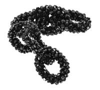 Amosfun Fibbie per Scarpe da Donna in Vetro Nero, Clip Decorative Artigianali per Scarpe da Sposa e Bambina, Accessori Eleganti per Feste, Matrimoni e Occasioni Speciali, 1 Paio