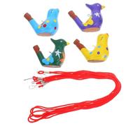 Amosfun Fischietti in Ceramica Realistici Con Richiamo Per Uccelli Confezione Da 4 Piccoli Fischietti Portatili Per Feste Collezionisti E Divertimento Durante Il Bagno