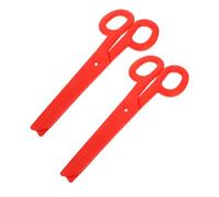 Amosfun Forbici Da Clown Giganti 2 Pezzi Forbici in Plastica Accessori Da Palcoscenico Per Feste in Maschera Cosplay E Spettacoli