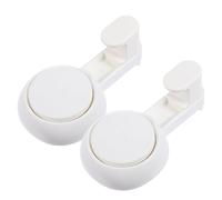 Amosfun Ganci a Ventosa senza Punzonatura in Abs 2 Pezzi Ganci Riutilizzabili per Accappatoi e Accessori per Bagno e Cucina Ventosa Girevole per Superfici Lisce