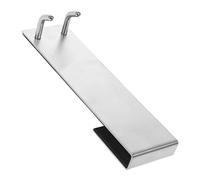 Amosfun Gancio Porta Accappatoi Acciaio Inossidabile Doppio Gancio Retroporta Senza Foratura con Protezione Spugna Appendibagno per Borse Asciugamani e Ombrelli Design Salvaspazio e