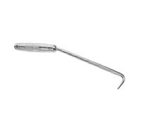 Amosfun Gancio Solleva Botole in Ferro Resistente Attrezzo Sollevamento Coperchi Tombino Pesanti Design Versatile e Durevole Per Uso Industriale e Manutenzione Urbana