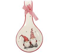 Amosfun Gnomi Di Natale Cucchiaio In Ceramica Resto Vacanza Gnome Babbo Natale Piatti Cucchiai Supporto Per Bacchette Salsa Di Natale Piatti Ciotola Per Immersione Anello Piatto Bustina