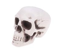 Amosfun Halloween Teschio Decorazione Teschio Umano Statua Spaventoso Fantasma Scheletro Teschio per Arredamento Bar casa