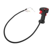 Amosfun Impugnatura 52cc 430 43cc 520 Destra ABS per Decespugliatore | Comando Acceleratore Completo, Cavo Incluso, Regolabile, per Cura del Prato e Giardinaggio, Nero