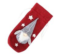 Amosfun Insieme del Vino di Natale Borsa per Bottiglie di Vino Il Vino Copre i Vestiti Folletto di Natale Folletti Natalizi Coperchio della Bottiglia di Vino Borsa Copri Bottiglia di Vino