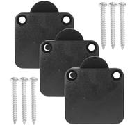 Amosfun Interruttore Porta Armadio 3 Pezzi 12V-250V per Luce Mobile a Muro Controllo Automatico e 6 Viti Compatibile per Luci Dispensa e Guardaroba Facile Installazione e Design Robusto