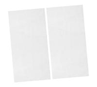 Amosfun Kit 2 Pezzi Filtri Elettrostatici per Prese Riscaldamento e Griglie Ventilazione, Poliestere Bianco, Filtro Efficiente per Casa e Soffitto