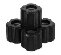 Amosfun Kit di 4 Boccole Compatibili Tubi in Alluminio da 26mm e 28mm, Facile Installazione, Materiale PE Nero per Assale Anteriore per Tosaerba