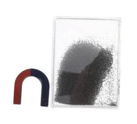 Amosfun Kit Dimostrazione con Polvere Ferro Strumento per Esperimenti Educativi su Campi Magnetici e Linee per Insegnamento Della