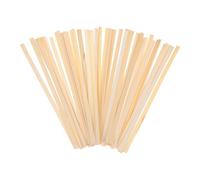 Amosfun Kit Fai da Te per Cesteria 50 Strisce di Naturali 1x30 Cm, Bastoncini per Ventagli e Tessitura Manuale, Materiali Artigianali Versatili Adatti a Tutte le Età per Progetti Creativi