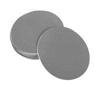 Amosfun Kit Non Adesivo per Vasca da Bagno 20 Pezzi Adesivi Decorativi per Bagno - Nastro per Scale Strisce Adesive di Sicurezza Grigio