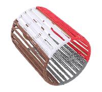 Amosfun Lampada da Parete con Paralume Cilindrico Piccolo in Intrecciata Sostituzione per Lampade Boho per Cucina Copertura Vintage per Lampade da e Sospese