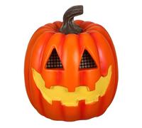 Amosfun Lanterna LED Halloween Senza Fiamma Luce Notturna Forma di Luminosa Decorazione Interna ed Esterna per Feste e Ambienti Tema per Bar e Casa