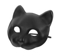 Amosfun Maschera a mezza pantera per feste in maschera, cosplay, finemente lavorata, design unico, per Halloween, carnevale ed eventi in costume