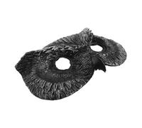 Amosfun Maschera Gufo Realistica 3d per Adulti e Ragazzi, Colore Argento, Comfort Massimo e Facile da Abbinare, per Feste in Maschera e Compleanni a Tema Gufo
