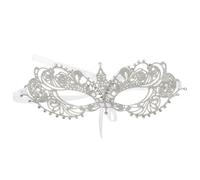 Amosfun Maschera in Pizzo Diamanti per Donna, Elegante Maschera Carnevale e Halloween, Materiale Leggero e Design Decorativo, Adatta per Feste e Balli