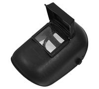 Amosfun Maschera per Saldatura Riutilizzabile in Pp Nera, Leggera e Resistente, Copertura Protettiva per Saldatore per Ambienti di Lavoro Saldatura