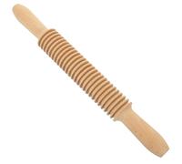 Amosfun Mattarello Tagliapasta in Legno Per Tagliatelle E Spaghetti Alla Chitarra Rullo Rigato Per Pasta Manico Ergonomico Utensile Da Cucina Per Casa Pasticceria E Impasti
