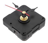 Amosfun Meccanismo Orologio Silenzioso per Parete e Tavolo in Plastico e Metallo, Sostituzione Meccanismi Orologio Lancette Lunghe, per Creazione e Riparazione Orologi Fai-da-Te