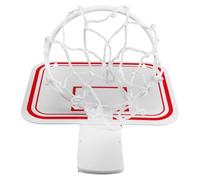 Amosfun Mini Canestro Basket Bianco in Plastico con Design Clip e Facile da Pulire, Accessorio Sportivo Portatile per Casa e Ufficio