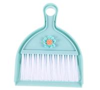 Amosfun Mini Scopa e Ramazza Piccola per Pulizia Tavolo Spazzola Portatile Leggera per Casa Ufficio Cucina Divano e Tastiera Design Elegante Blu