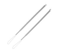 Amosfun Molla di Tensione per Chiudiporta a Zanzariera 2 Pezzi, Metallo Resistente con Gancio Integrato, Chiusura Automatica per Porte Interne 70-80 Cm, Assorbimento Urti, Adatta a