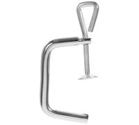Amosfun Morsetto Universale Per Macchina Pasta, Clip Di Fissaggio Per Pressa E Tritacarne, Sostituzione Facile, 1 Pezzo, Argento, 15.5x7x1cm