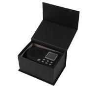 Amosfun Mp3 con Cavo USB in Plastica Portatile Nero con Display Lcd e Batteria Integrata Alta Capacità come Regalo per Famiglia e Amici