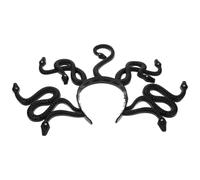Amosfun Nero Medusa Serpente Fascia Costume Di Halloween Medusa Cosplay Copricapo Cerchio Per Spaventoso Giorno Dei Morti Vestito Operato Del Partito Corone Di Serpente Diademi