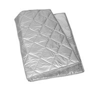 Amosfun Panno per il sole del frigorifero copertura del congelatore all'aperto Appliance Protector copertura per frigorifero da esterno copertura frigo frigorifero magnete Argento