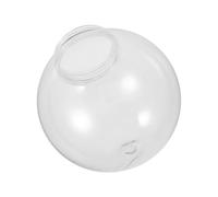 Amosfun Paralume Sferico Trasparente Acrilico Coprilampada Globo Ricambio Per Lampade Esterno Apertura Per Pendente Soffitto Applique Parete Giardino