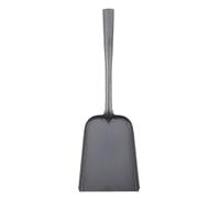 Amosfun per cenere da giardino in metallo pale per carbone in metallo per la cenere del paletta per carbone da giardino Dark Grey