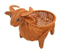 Amosfun per Frutta e Pane Forma Pecora Contenitore Decorativo per Snack e Frutta Baskets per Uso Casa Facile da e Stabile