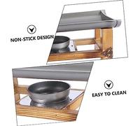 Amosfun Piastra Barbecue Giapponese Non Stick Multifunzione in Alluminio e Arrostire Facile da e Negozio