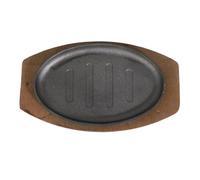 Amosfun Piastra per Arrostire Riutilizzabile Teglia Rotonda per Barbecue Conduzione del Calore Facile da Accessorio Leggero per Cucina e Grigliate