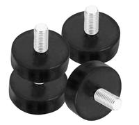 Amosfun Piedini Regolabili in Gomma Antivibranti Set da 4 Livellatori per Mobili e Macchinari Cuscinetti Antivibrazione Antiscivolo per Tavoli Armadi e Attrezzature Industriali