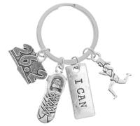 Amosfun - Portachiavi da corsa, scarpe, da corsa, portachiavi, Unisex - Adulto, 18GREOIQ20B31RONCAF2R8UM, stile 1, 6,1 * 6 * 0,2 cm