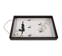 Amosfun Portachiavi da Parete in Legno con Ganci Organizer Robusto e Scatola Contenitore per Chiavi Supporto Decorativo Stile Rustico per Ingresso Ufficio e Corridoio