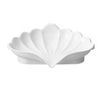 Amosfun Portasapone a conchiglia, portasapone, pratico piatto per sapone, portasapone, portasapone, da tavolo, portasapone, conchiglia, portasapone